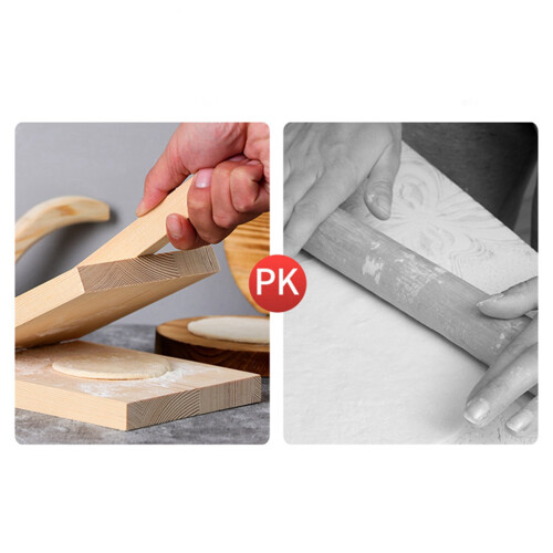 Teigtaschenpresse aus Holz – 2er-Pack 2
