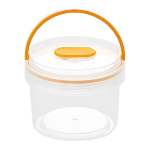 RFUGUG Round Bento Box Set Clear Leakproof 3 Sizes 1