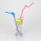 Colorful flexible drinking straws bendy disposable 200 pack 6