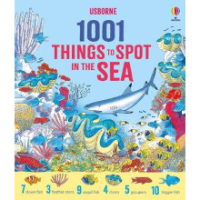 1001 Things to Spot in the Sea by Katie Daynes Hardcover Book