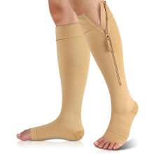 Compression Socks 15-20mmHg Knee High 1 Pair