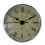 2.8 Inch Round Quartz Clock Insert with Gold Trim and 2