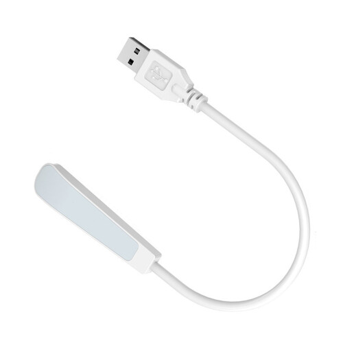 USB Type C LUMIÈRE LED Portable Mini Livre-Prise USB blanche