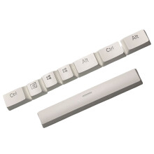 Clavier mécanique ABS rétro-éclairé 6.0U barre d'espace-Blanc