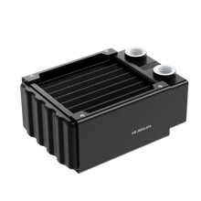 Mini aluminium vloeistofkoeling koellichaam 0,22 dekking voor