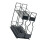 Practical 2 Level Seasoning Holder Simple Sliding-Black 1