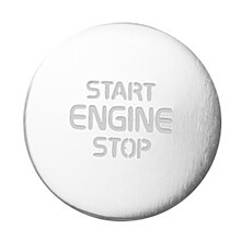 for  Xc40 One Key Start Ignition Key  Decoration Sticker Auto Parts Car Accessories 2018 2019 2020 Silver