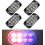 LINLIN4Pack8LED φώτα έκτακτης ανάγκης, φώτα έκτακτης ανάγκης ασφαλείας LED που 1