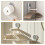 Paper Towel Hanger Wall Mount White 3