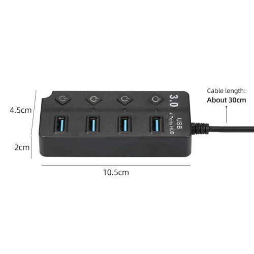USB 3.0 Hub with 4 Independent 2