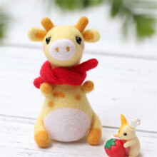 Black Friday 2022! Conjunto de Pelúcias Tarmeek, Estampa de Animais Fofos, Feitas à Mão em Feltro de Lã, Presentes Kawaii para Crianças e Amigos