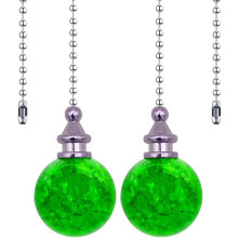 Crystal ceiling fan pull chains 21 inch 2 pcs