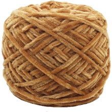 8/16/24/32oz pluizig fluweel chenillegaren voor haken en breien - karamelkleur, zacht garen voor truien, mutsen, sokken en dekens.
