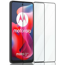 Pacáiste 2 Cosanta Scáileáin Motorola Moto G24 - Gloine Tempered9H - Ardchaighdeán3D