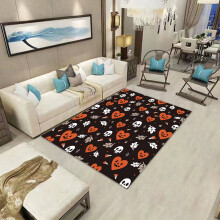 Tapete Donemore de Halloween, Tapete para Decoração de Quarto, Sala de Estar, Mesa de Centro, Estilo Escuro, Tapete para Cabeceira, Tapete para