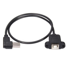 Cábla Síneadh Printéire USB2.0B Fireann go USB B Baineann 50cm