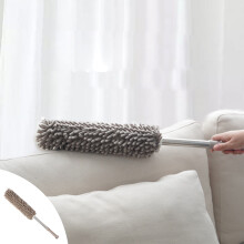 Kiplyki Flash Deals Pano de limpeza de chenille com cabo extensível e cabeça de chenille lavável, ferramenta de limpeza para janelas de carros e
