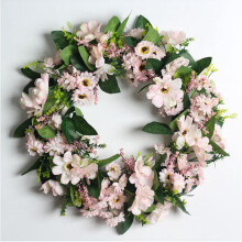 Couronne artificielle de tournesol YiFudd - Accessoires de décoration pour couronne
