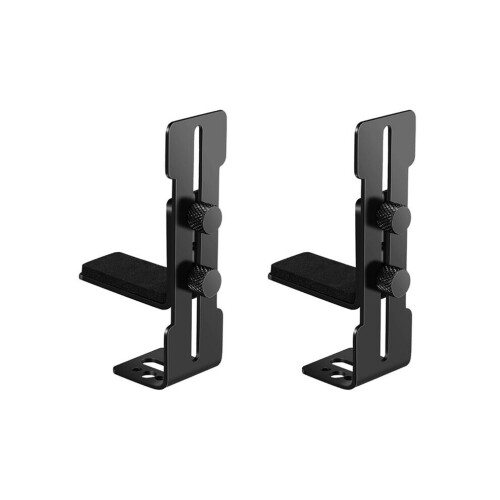 2X GPU Support Frame Adjustable GPU Brace Prevent Sagging Video Card Support Bracket for Chassis 12cm Fan Position Black 1