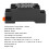 Ρελέ ισχύος 220/240V AC με πηνίο DPDT MY2NJ8 ακίδων με βάση υποδοχής 3