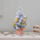 Mini Christmas Tree Bottle Brush Pine with Wooden Base 6