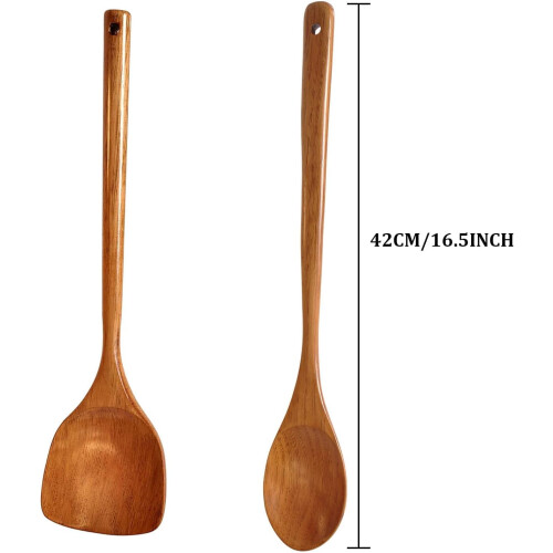 Küchenutensilien-Set aus Holz, 16,5 Zoll, 2 oder 4-teilig 1