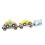 Portable Wooden Train Set for Creative Play 5