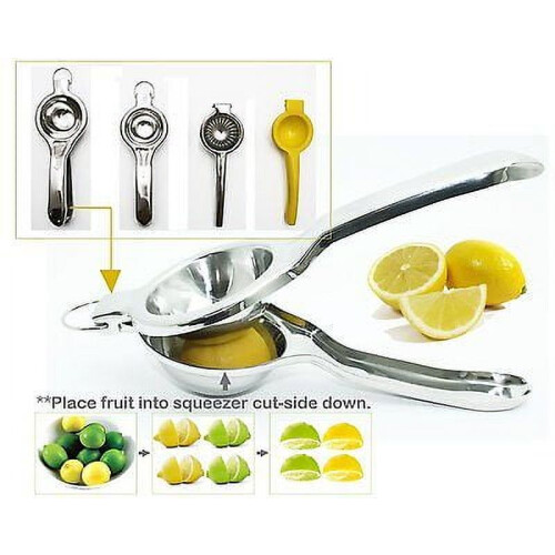 Ghojet citronpress i rostfritt stål, 20,5 cm 1