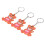 Tiger Keychain Favours (30 with Pouches) 1