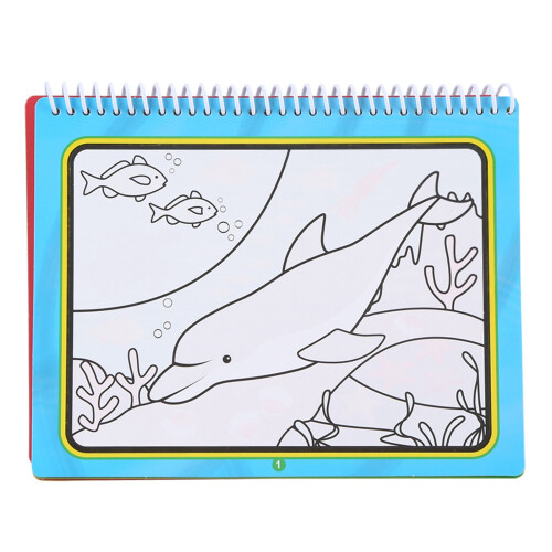 Mess-Free Kids Water Colouring Book