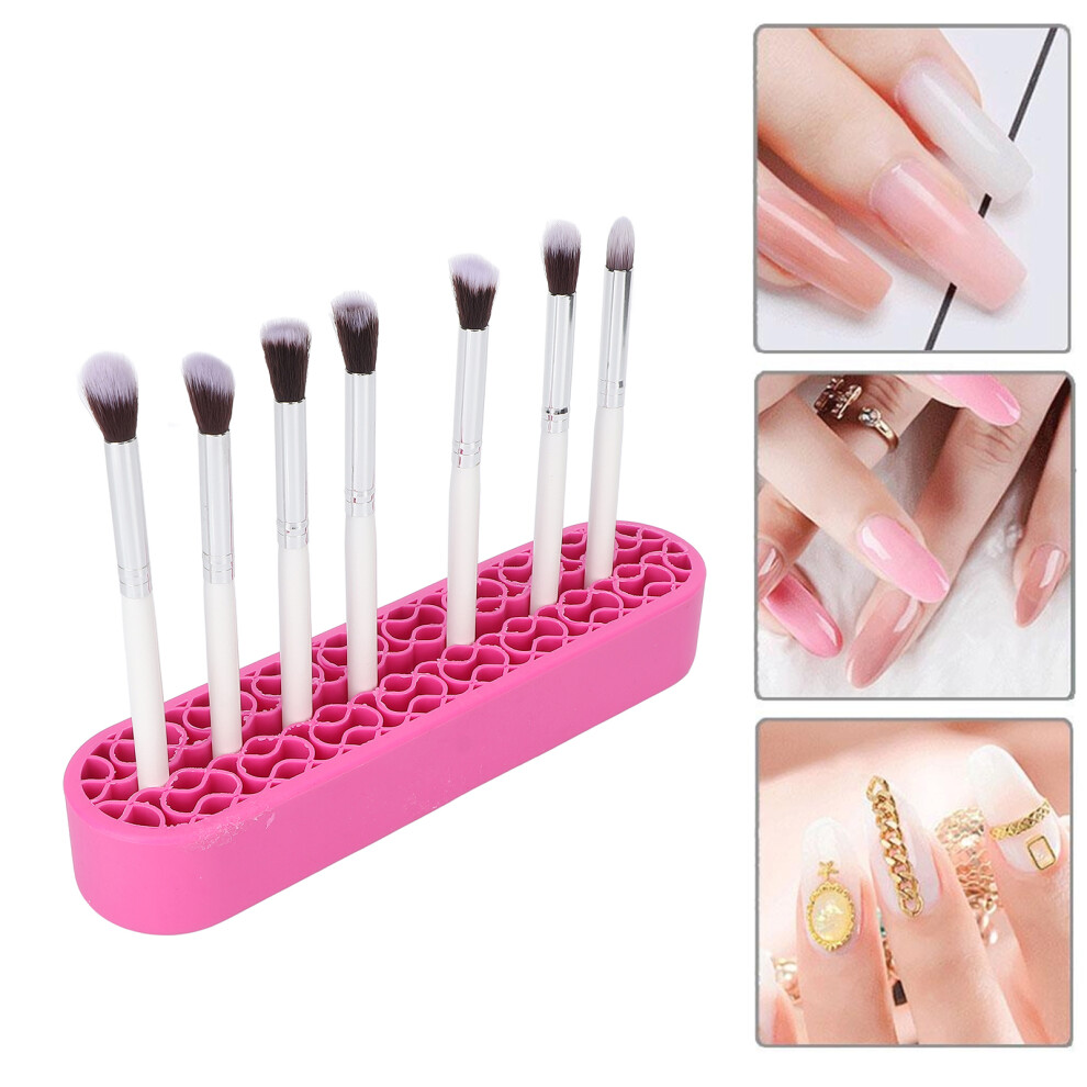 Space-Saving Silicone Brush Holder