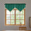 Windows valance scalloped sheer 51.1" W x 23.6" L 7