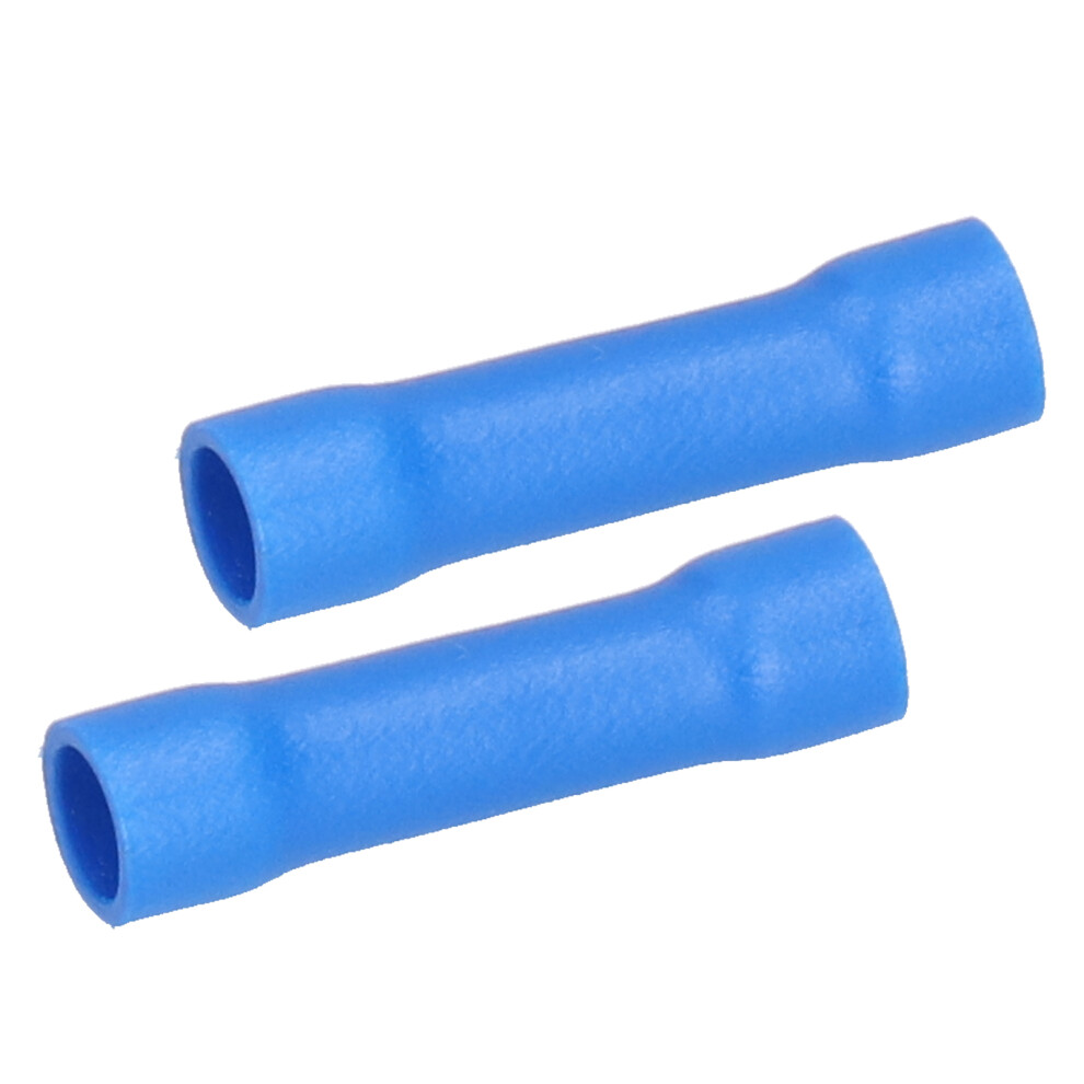 1000 Butt Connectors 1.5-2.5Mm Insulated Blue