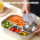 Isolierte Lunchbox aus Edelstahl 304 mit Deckel 4