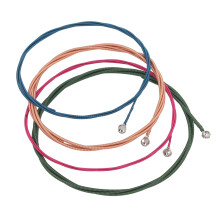 Set di corde per basso elettrico (4 pezzi) - colore metallico