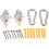 Heavy Duty Hammock Hanging Kit with Eye Plates and Wall 1