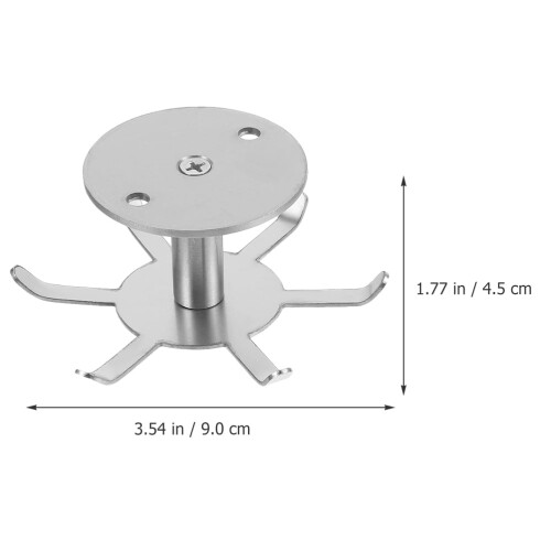 Roterande köksredskapskrok i rostfritt stål, 2-pack 1