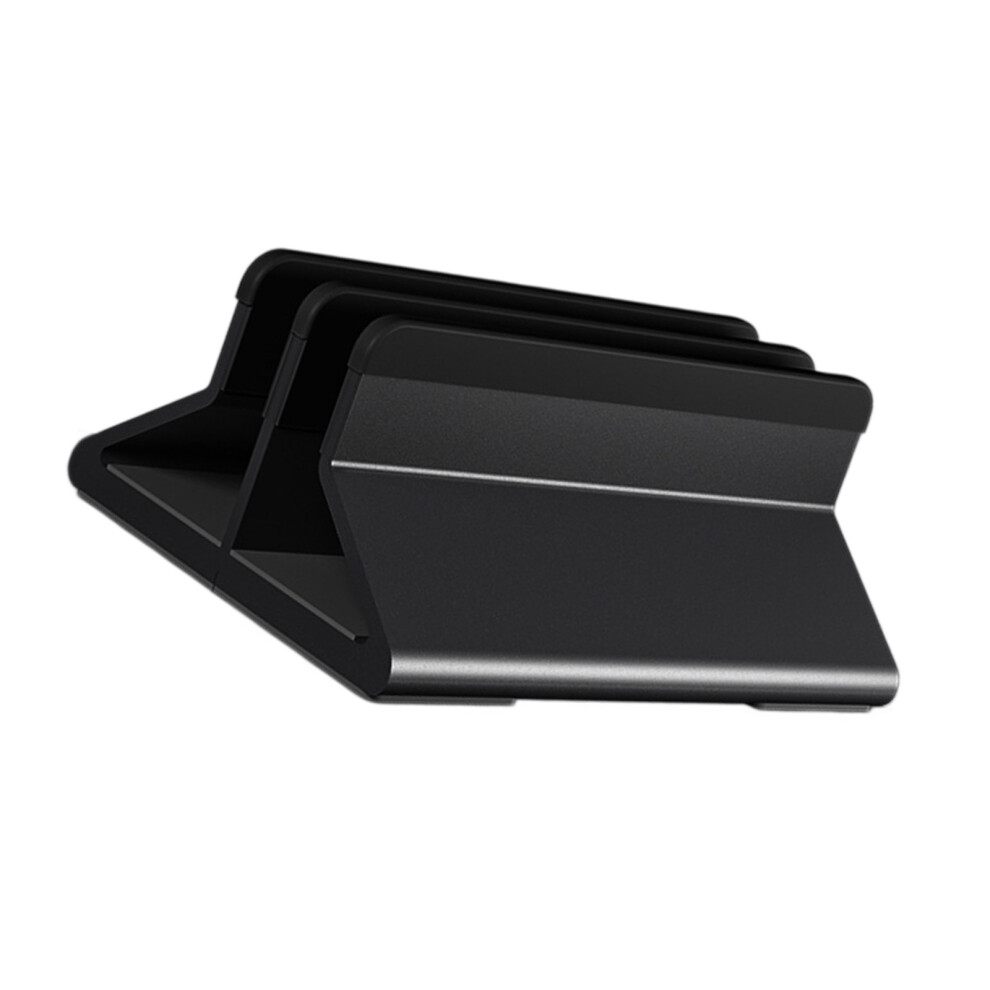 Secure Desktop Laptop Holder With Soft- Double Card Black 7751001466397