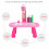 Projector Drawing Tablet Toy Educational Pink 1