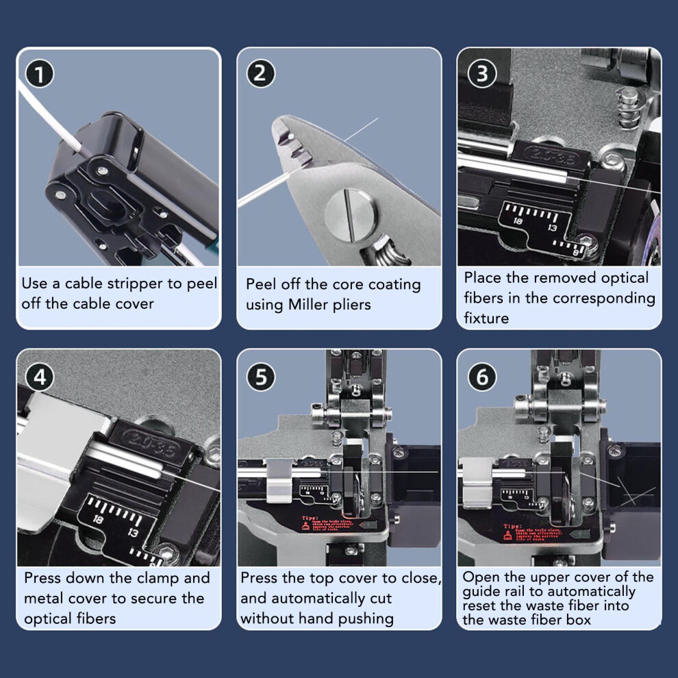 Automatic Return Fibre Optic Cleaver Tool