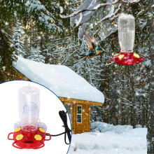 Heated Hummingbird Feeder Weather Resistant