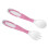 Baby Fork Spoon Set Self Feeding Pink 1