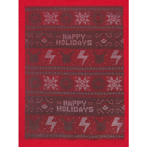 Pokémon Pokemon Christmas Jumper (Boys Red) 1