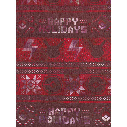 Pokémon Pokemon Christmas Jumper (Boys Red) 2