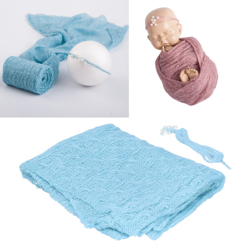 Newborn Stretch Wrap & Headband Set