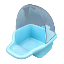 Hrănitoare pentru păsări din plastic pentru păsări mici – Colivie rezistentă la stropire