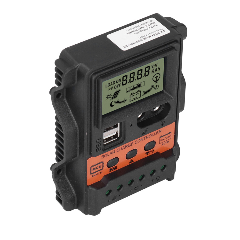 20A Solar Charge Controller LCD Dual USB 5V