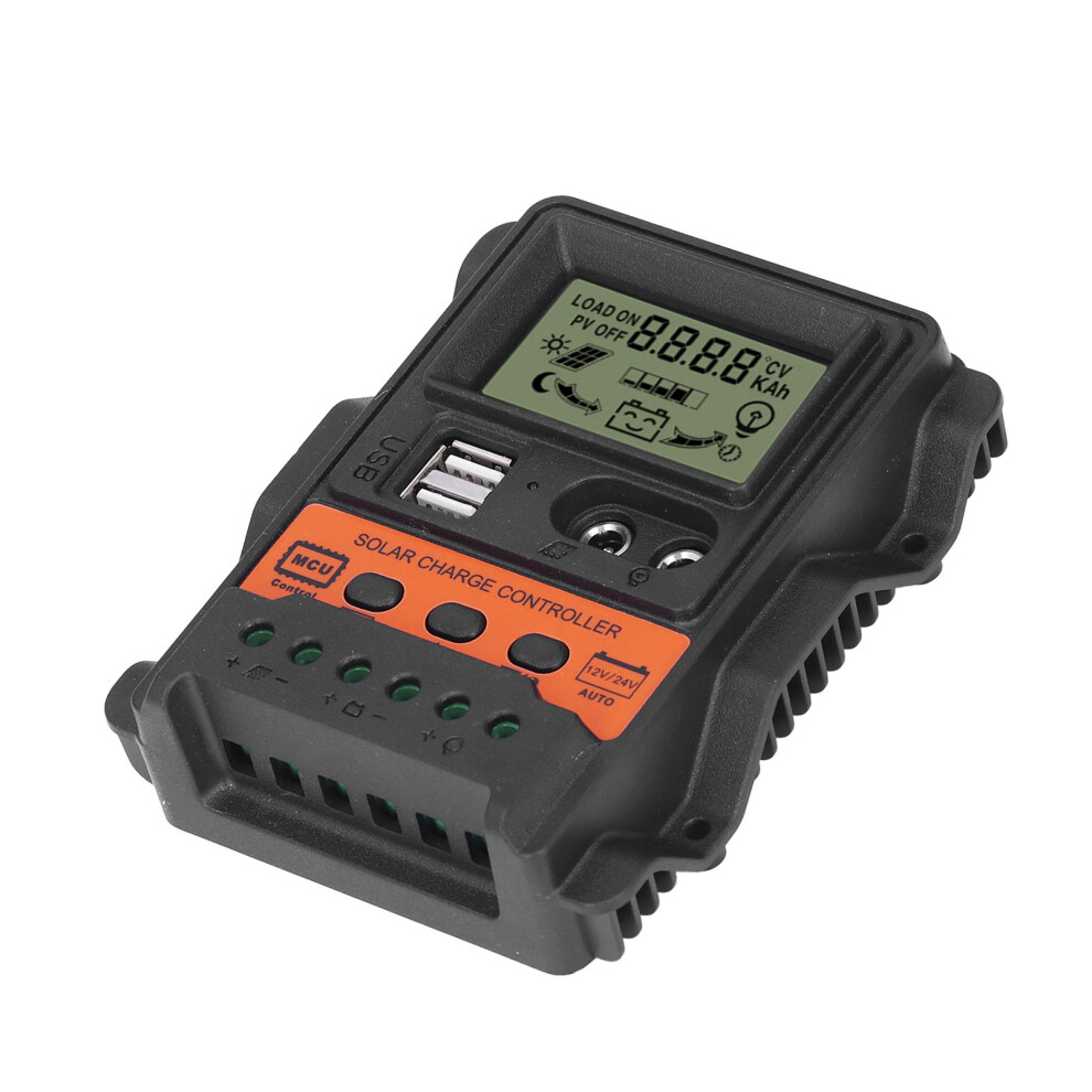 Solar Controller 20A LCD Display 2 USB Ports