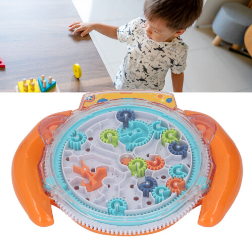 Kids 3D Maze Puzzle Gear Orange