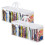 DVD storage bags set white with handles and zipper 1